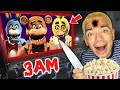 DO NOT WATCH FIVE NIGHTS AT FREDDY'S MOVIE AT 3 AM!! * FREDDY FAZBEAR IS REAL!! *