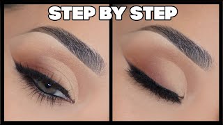 Easy Matte Brown Cut Crease | Step By Step For Beginners