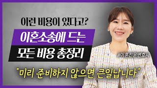 변호사가 잘 알려주지 않는 비용까지! 이혼소송에 필요한 총비용 | 이혼전문 양나래 변호사