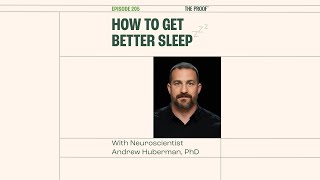 How to Get Better Sleep with Andrew Huberman | The Proof shorts EP 205