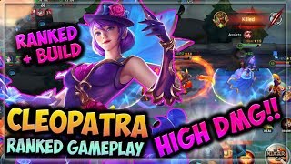 🌸 CHILLING WITH CLEO~ | HEROES EVOLVED - CLEOPATRA BUILD | PETAL PRINCESS SKIN | RANKED GAMEPLAY
