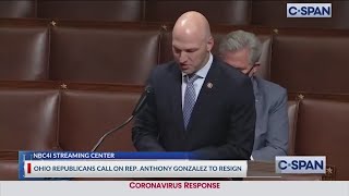 Ohio Republicans call on Rep. Anthony Gonzalez to resign after censuring him for impeachment vote