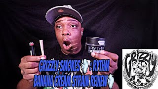 Grizzly Smokes 💨 : RYTHM BANANA CREAM STRAIN REVIEW💨