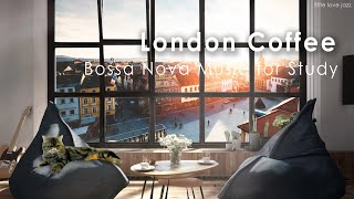 London Cafe Ambience ♫ Morning Coffee Shop Sounds \u0026 Romantic Bossa Nova, Cafe ASMR