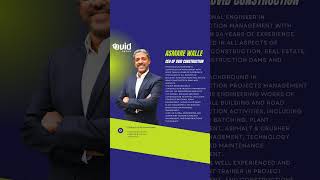 Engineer Asmare Walle, CEO of Ovid Construction