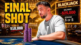 THE $50,000 BLACKJACK CHALLENGE CAME DOWN TO THIS... (INSANE SESSION)