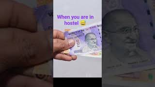 money in hostel #hostel_fun #hostel