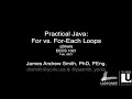 Practical Java: For-each loops