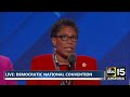 full yikes marcia fudge boo d throughout entire speech democratic national convention