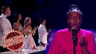 Judges RISE UP To The Voice Of An ANGEL Sarah Ikumu | Amazing Auditions