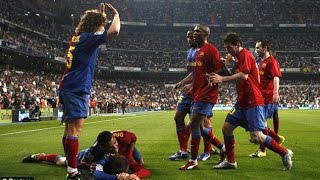 Real Madrid vs FC Barcelona 2-6 Highlights La Liga 2008-09 HD English Commentary
