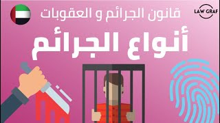 قانون الجرائم و العقوبات الإمارات : أنواع الجرائم: جنايات, جنح و مخالفات , الرافعي