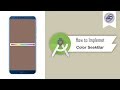 How to Implement Color SeekBar in Android Studio | ColorSeekBar | Android Coding