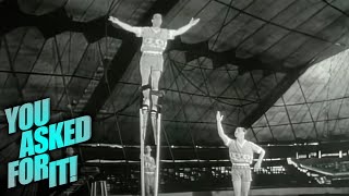 Acrobatic Mastery on Stilts at the Moscow Circus (1950s) | You Asked For It