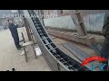 high durability drag chain conveyor for horizontal and inclined materials transport