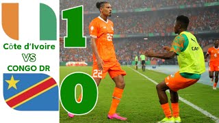 Semi Final Côte d'Ivoire vs Congo Dr (1-0) highlight amd Goals