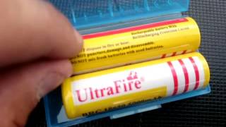 UltraFire 18650 3.7V 5000mAh Li-ion Rechargeable Battery - 2-Pack