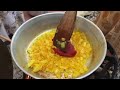 cooking chicken piluba barberry in the village