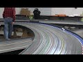 mid track mishaps during final stint of formula 1 retro race 120724 at dallas slot cars. slotcars