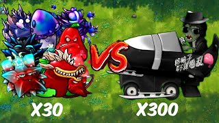 PVZ 1 Fusion Challenge! 300 Plants Fusion VS 300 Disco Zomboni Zombie - Who Will Win?