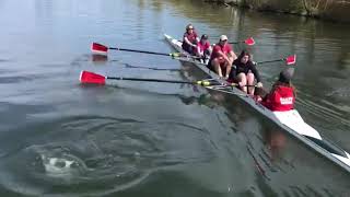 Mixed Adaptive Rowing 4+ at Marlow Rowing Club