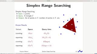 01 Introduction to simplex range searching