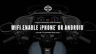 How to Enable and Connect iPhone Using Wi-Fi and Skyline OS | 2024 Harley-Davidson Road Glide