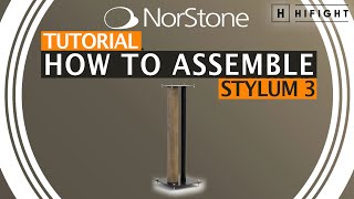 Norstone Stylum 3 - How to assemble speaker stand (English version)