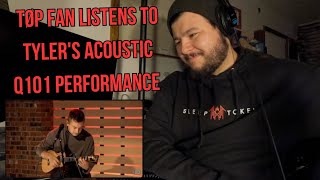 Clancy, but Acoustic | TØP Fan Watches Tyler Joseph's Acoustic Performance For Chicago's Q101 Lounge