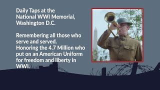 Saturday 01/18/2025 - Daily Taps @ the National WWI Memorial in Washington, D.C.