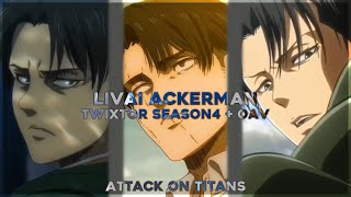 Livai Ackerman - Free Twixtor clips | Attack On titans • saison 4 + oav all scenes