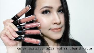 Color Swatches IN2IT Nudist Liquid Matte