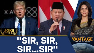 Trump to Indonesian President: Your English is Good | Vantage with Palki Sharma