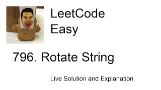 796. Rotate String (Leetcode Easy)
