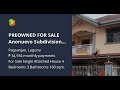 PREOWNED FOR SALE Anonuevo Subdivision, Pagsanjan, Laguna