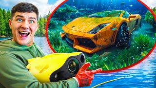 I Found a REAL LAMBORGHINI With My Underwater Drone!