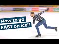 How to go FAST on ice!