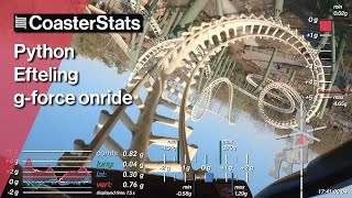 Python g-force onride - Efteling [4K 60FPS]