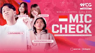 MIC CHECK - WCG MLBB CHALLENGE 2024 | INDONESIA