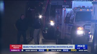 NYPD officer shot, critically injured on Staten Island; suspect fatally shot