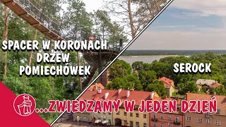 SPACER W KORONACH DRZEW POMIECHÓWEK, SEROCK. TO WARTO ZOBACZYĆ