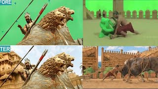Baahubali  Bison  Tau films VFX Breakdowns bahubali 2 making behind the scenes bahubali 2 full movie