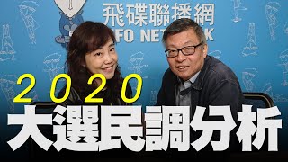 飛碟聯播網《飛碟午餐 尹乃菁時間》2019.12.16 週一「給我政治，其餘免談」專訪：TVBS民調總監 王業鼎《2020大選民調分析》