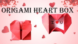 How To Make Origami Heart Box - [Valentine's Day Special]