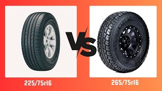 Tire Size 225/75r16 vs 265/75r16