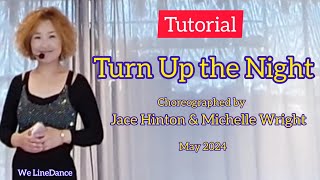 Tutorial : Turn Up the Night linedance