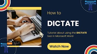 Never Type Again With The Dictate Tool In Word - Increase Productivity!