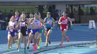 女子1500m　決勝　W1500ｍ Final　第96回関東陸上競技選手権大会　2023.8.18　4K_ultraHD