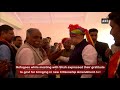 hm shah meets pakistani refugees in jodhpur