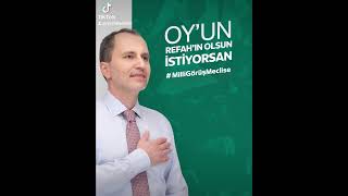 Senin Oy'un senin Refah'ın olsun istiyorsan şimdi sıra sende.#TürkiyeninDeğeri #ErbakanMeclise